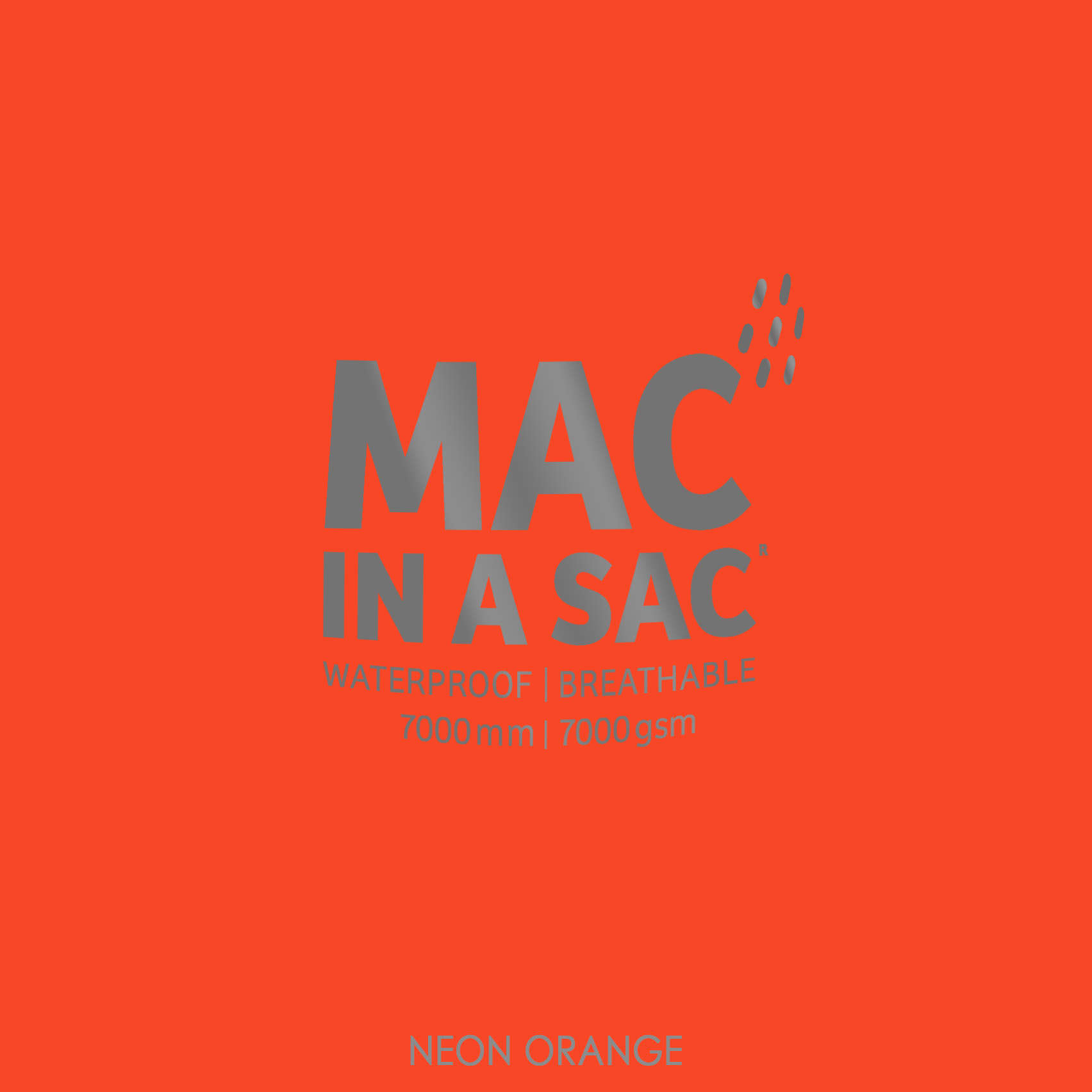 Mac in a Sac Regenjas Neon Oranje