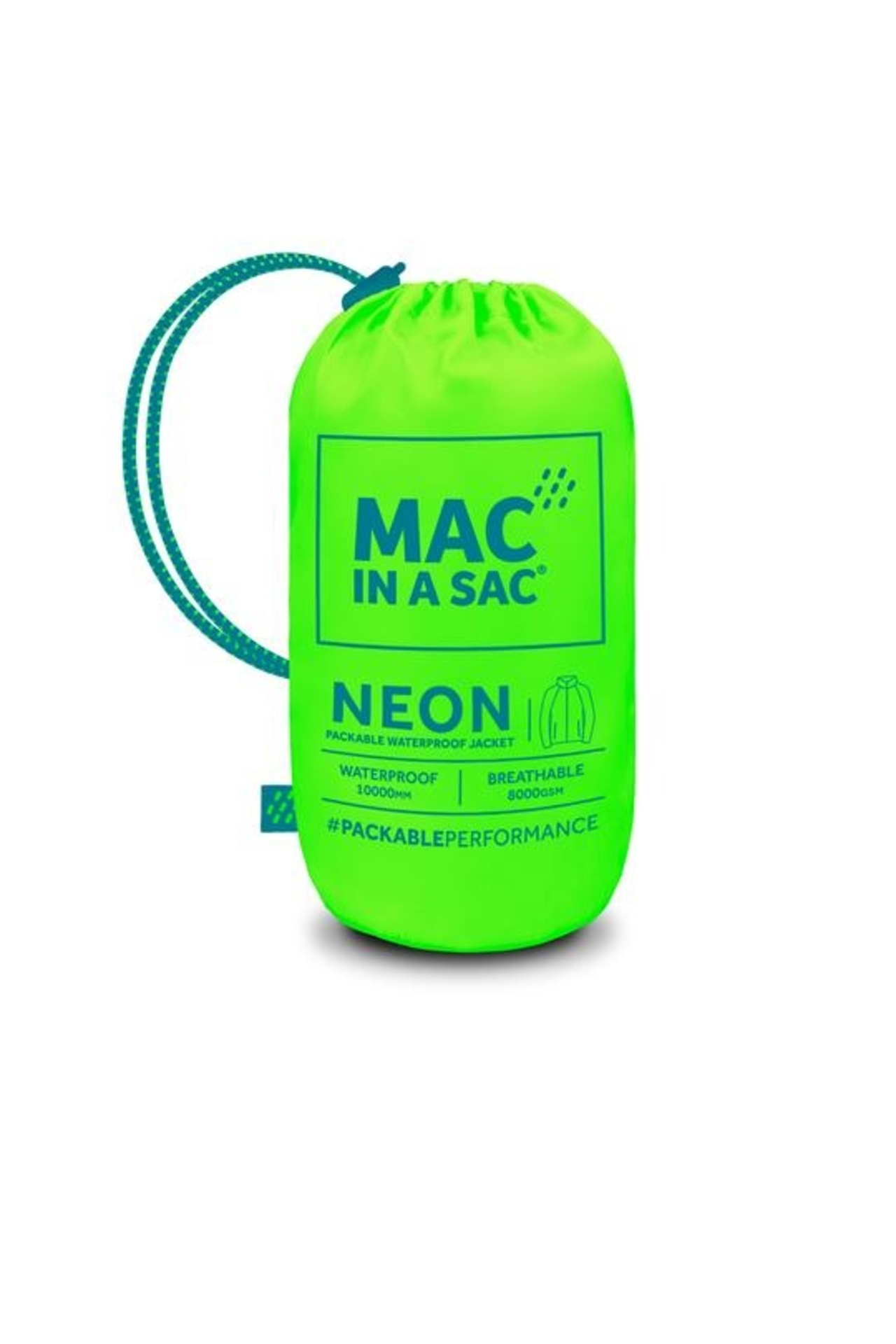 Mac in a Sac Origin 2 Regenjas Neon Groen