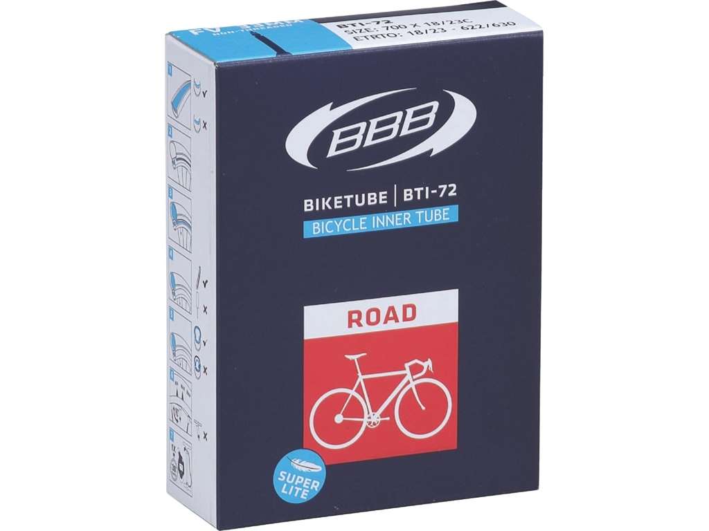 BBB Cycling Race Binnenband SuperLite Presta ventiel 80mm 700 x 18-25C