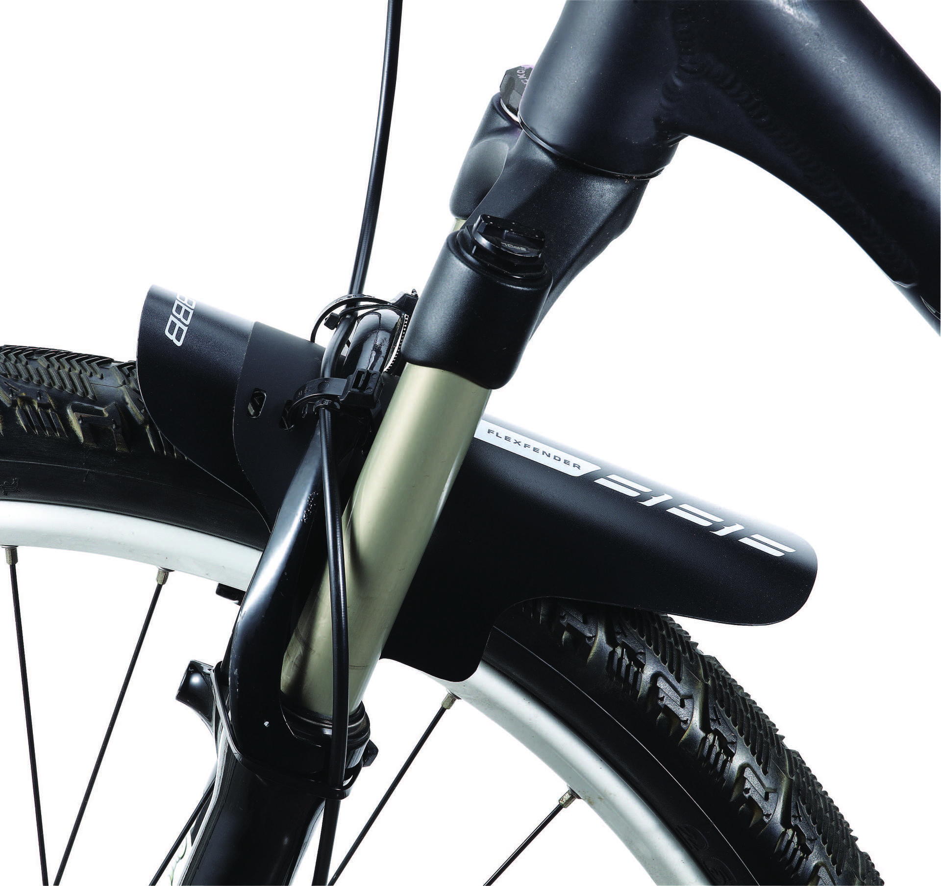 BBB Cycling FlexFender BFD-31 Voorspatbord Zwart