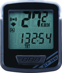 BBB Cycling NanoBoard 14-functies BCP-36W Fietscomputer Zwart