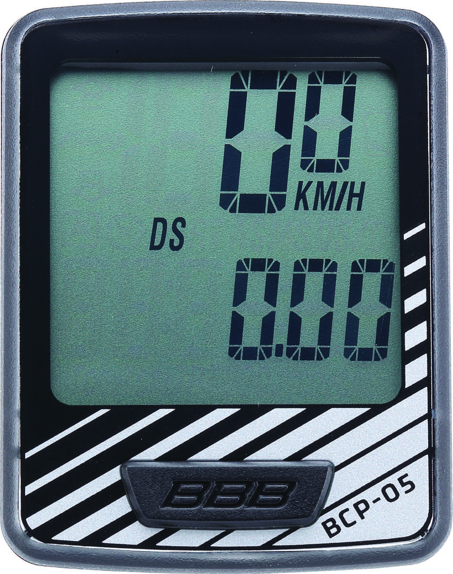 BBB Cycling DashBoard 7-functies BCP-05 Fietscomputer met Draad Zwart/Grijs