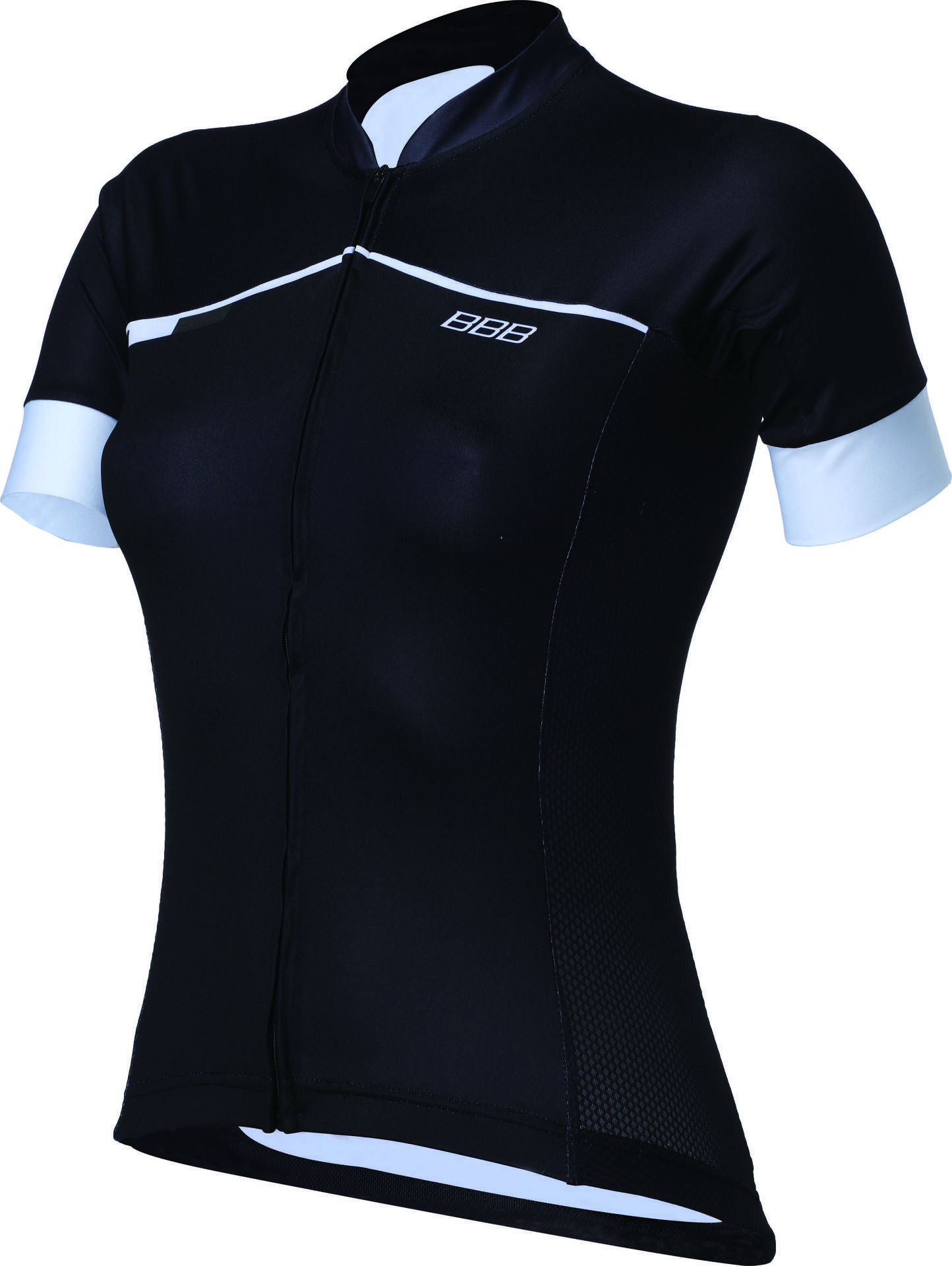 BBB Cycling Omnium BBW-244 Fietsshirt Korte Mouwen Zwart/Wit Dames