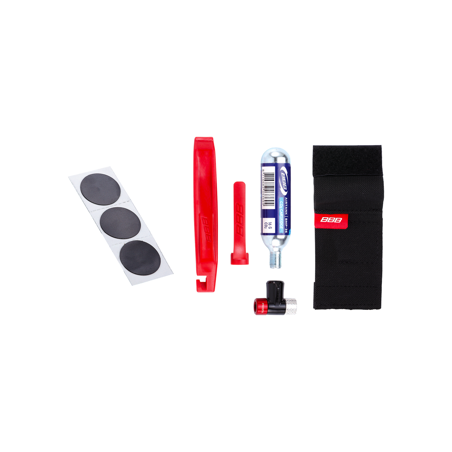 BBB Cycling Co2 SlimKit BMP37 Cartridges Set Leakfix koop je bij