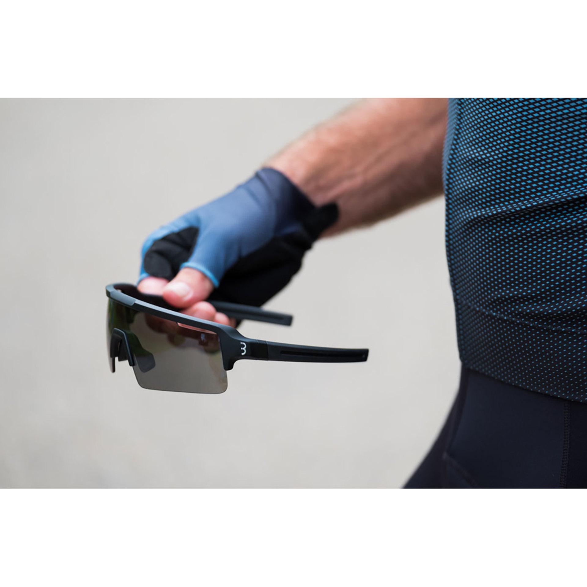 BBB Cycling BSG-65 Fuse PC Flash Mirror Sportbril Mat Zwart