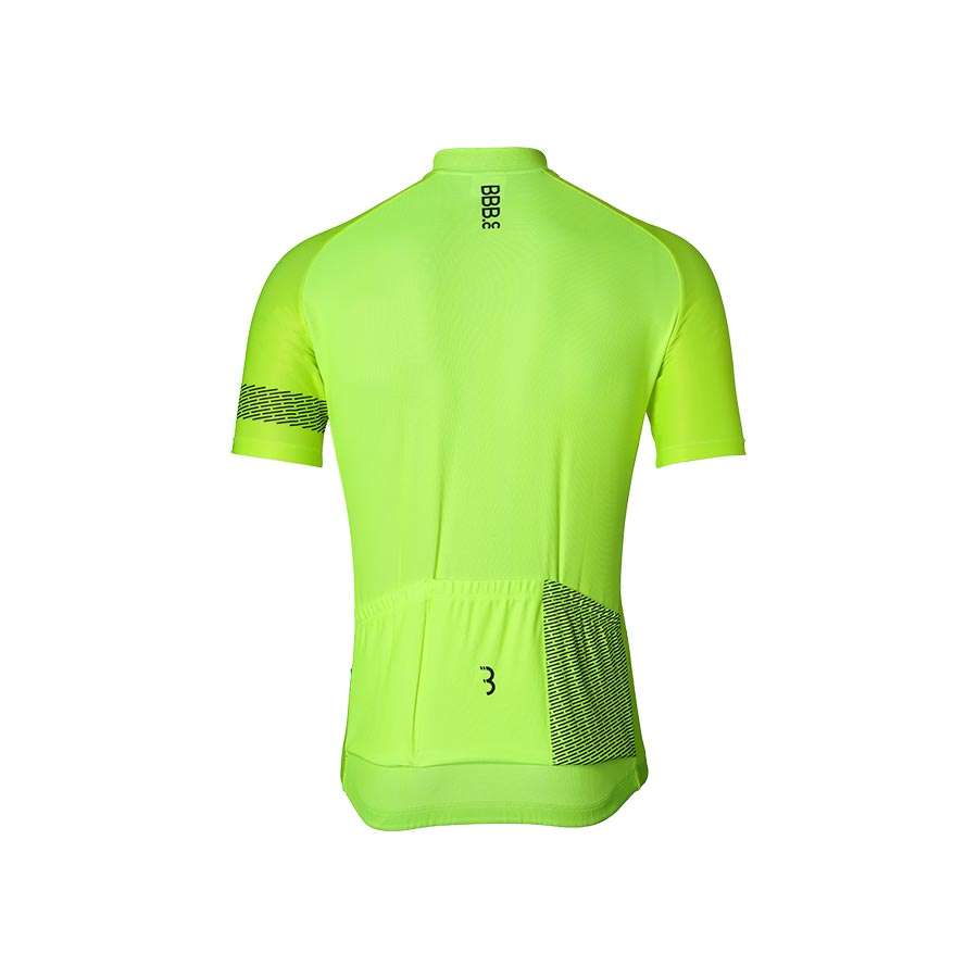 BBB Cycling ComfortFit 2.0 BBW-407 Fietsshirt Korte Mouwen Neon Geel Heren