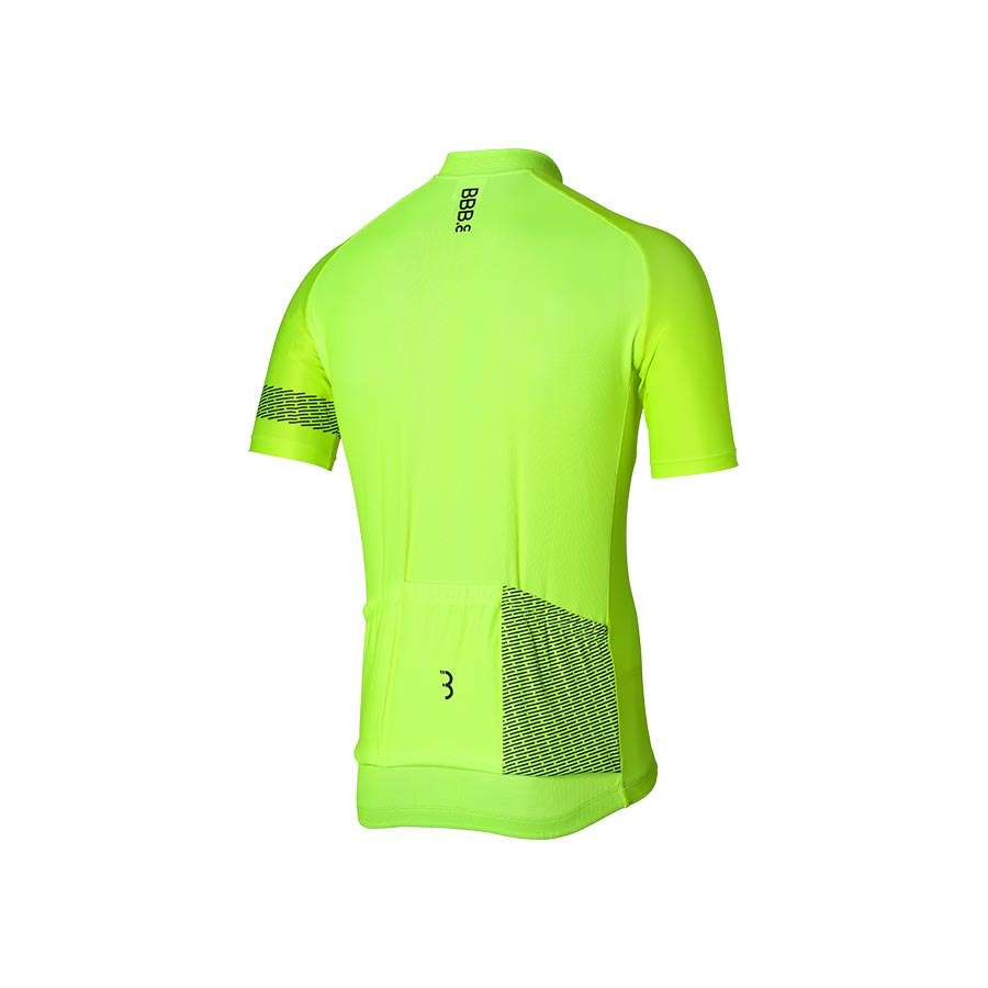 BBB Cycling ComfortFit 2.0 BBW-407 Fietsshirt Korte Mouwen Neon Geel Heren