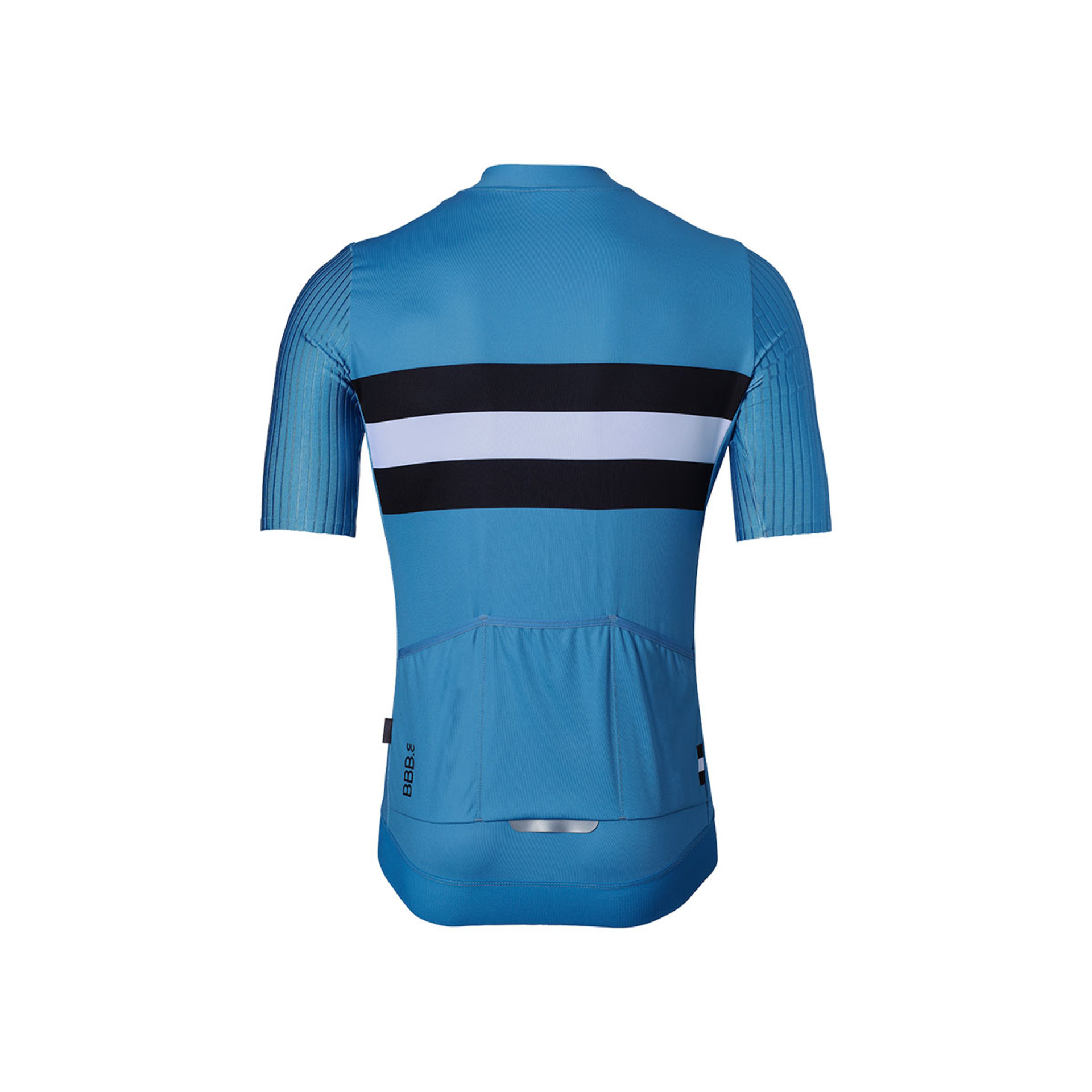 BBB Cycling AeroTech BBW-406 Fietsshirt Korte Mouwen Blauw/Zwart/Wit Heren