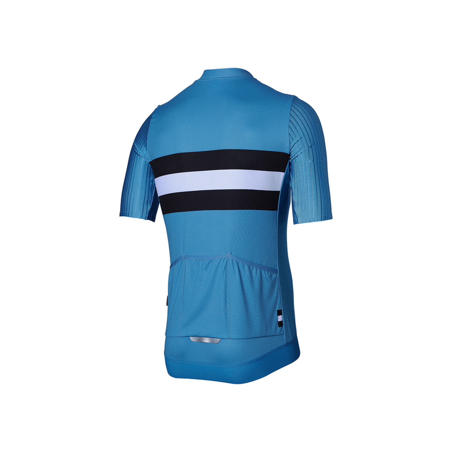 BBB Cycling AeroTech BBW-406 Fietsshirt Korte Mouwen Blauw/Zwart/Wit Heren