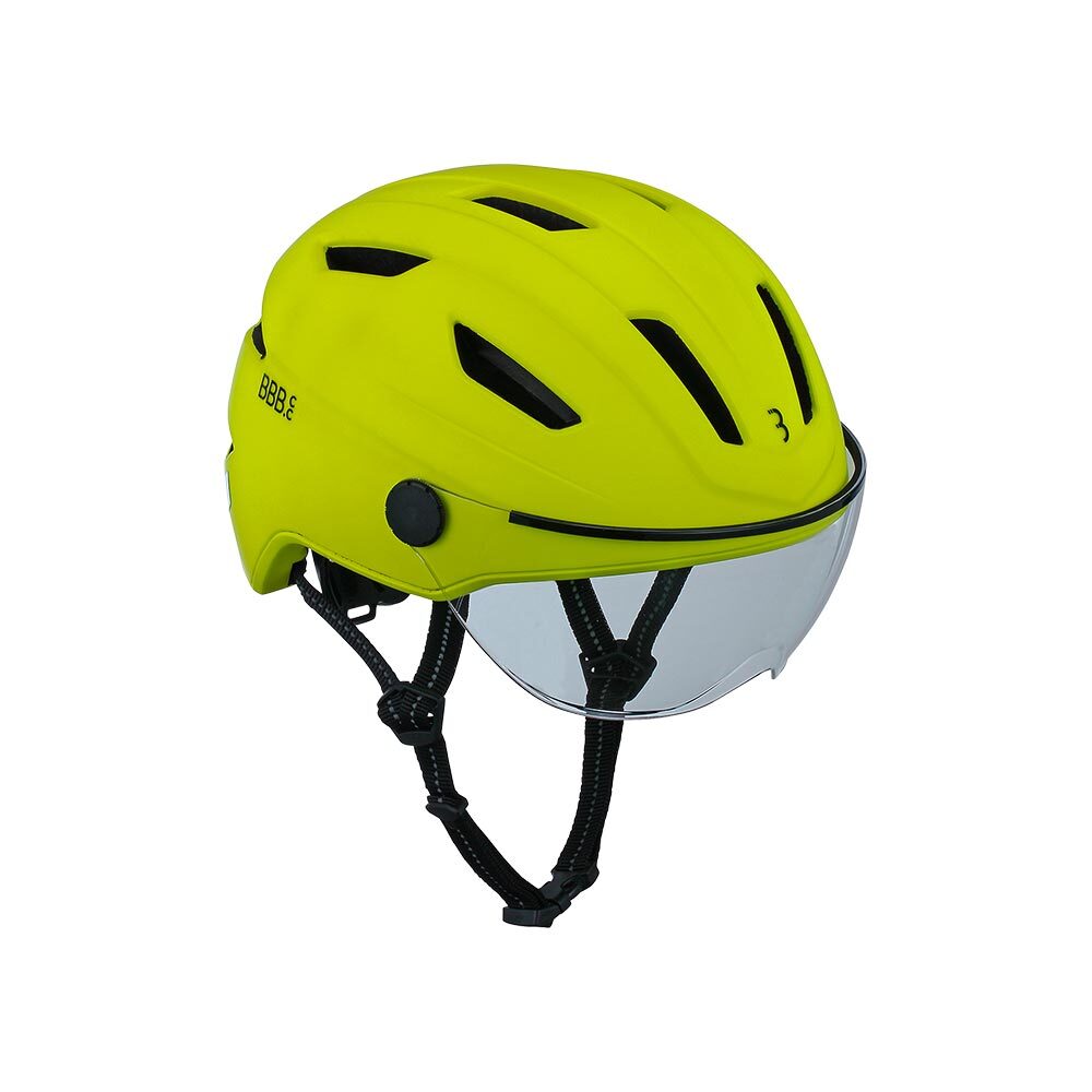 BBB Cycling Move Faceshield BHE-57 Speed Pedelec helm Transparant/Neon Geel