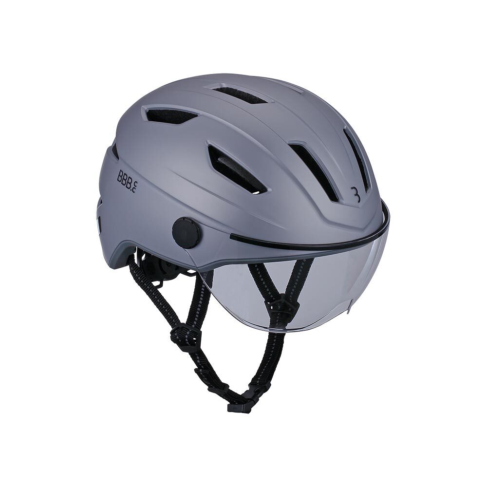 BBB Cycling Move Faceshield BHE-57 Speed Pedelec helm Transparant/Mat Grijs