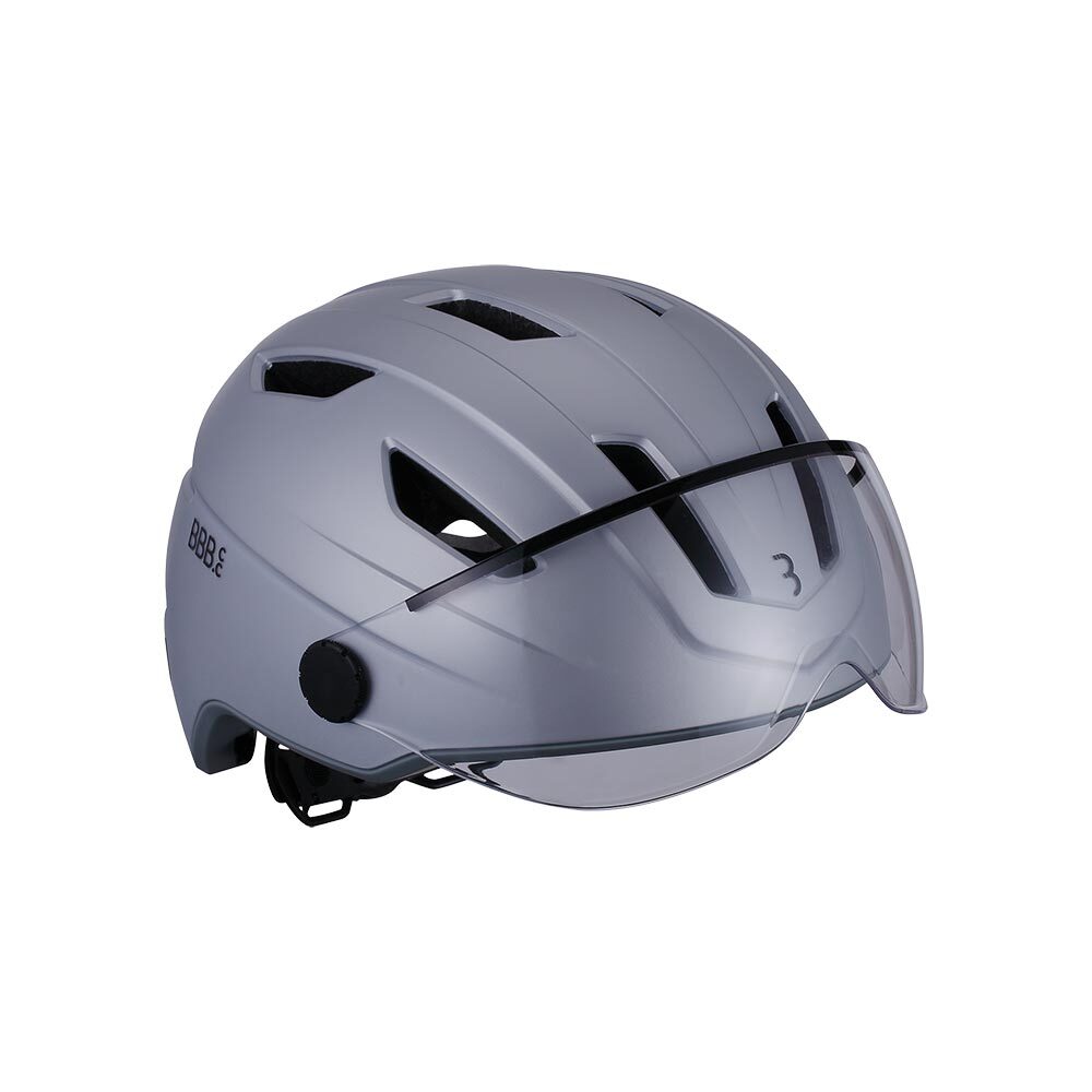 BBB Cycling Move Faceshield BHE-57 Speed Pedelec helm Transparant/Mat Grijs