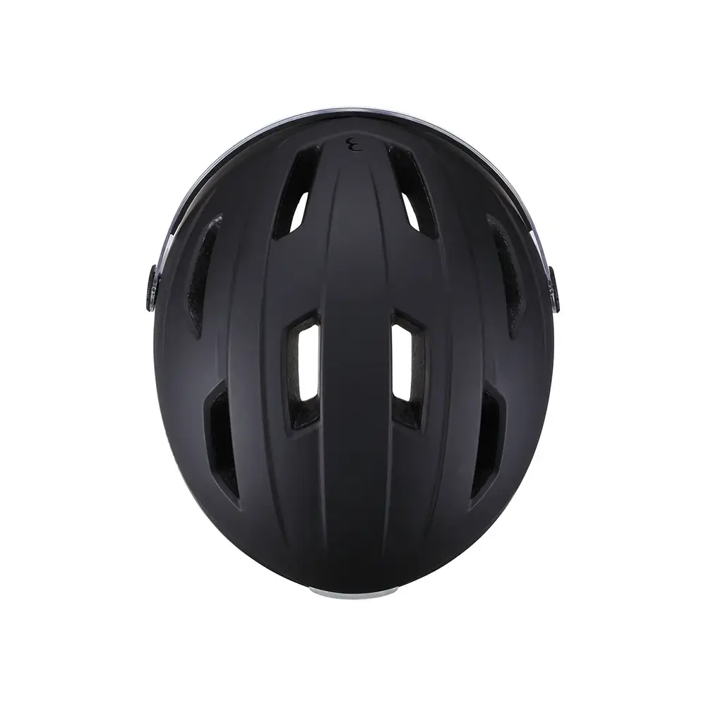 BBB Fietsen, Volwassen MTB Mountainbike Fietshelm met groot vizier voor trek- en trailfietsen, cameramontage, ABS Shell, Nanga, BHE-54, mat gebroken wit, M (54-58 cm
