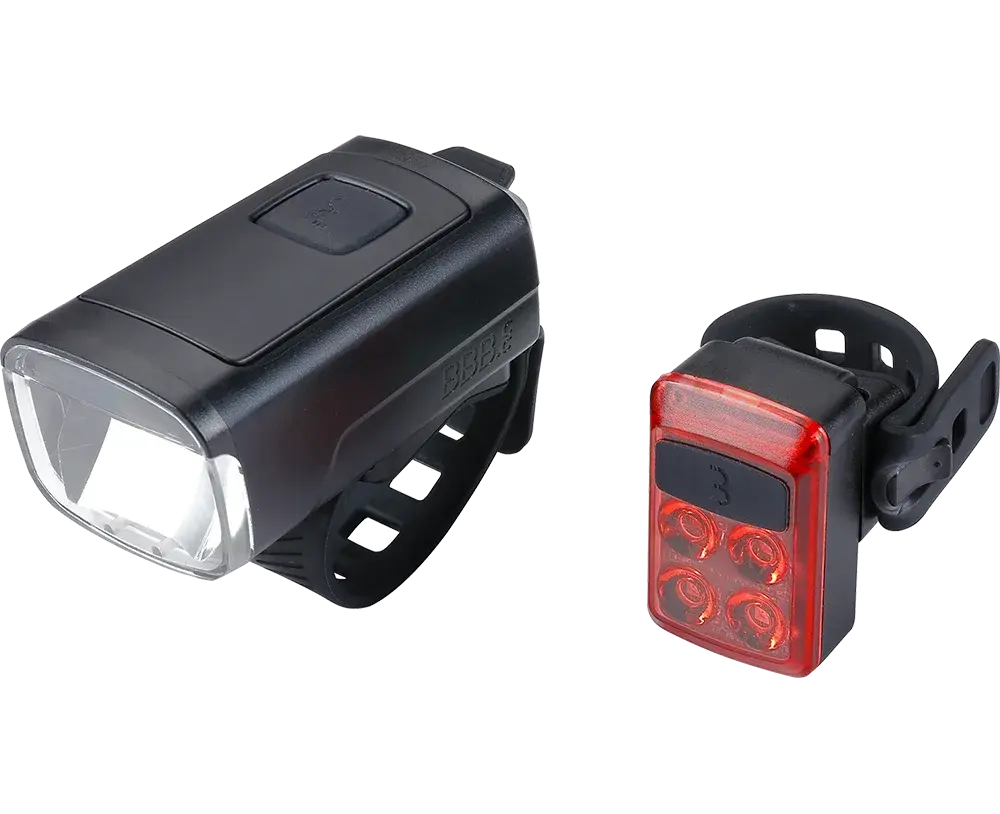 Trelock LS660/LS740 Set 80 Lux Lichtset schwarz | Markenräder & Zubehör günstig kaufen | Lucky Bike