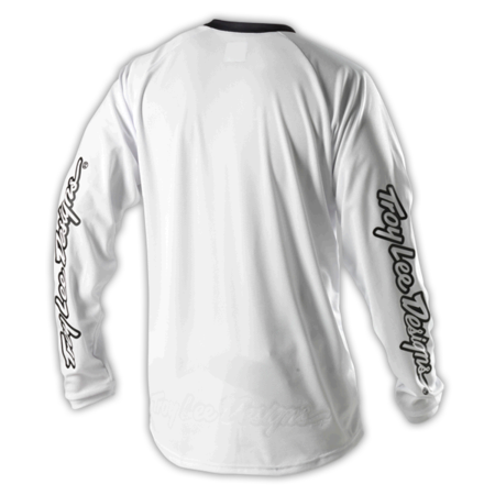 Troy Lee Designs GP Shirt White-Out Wit/Zwart Heren