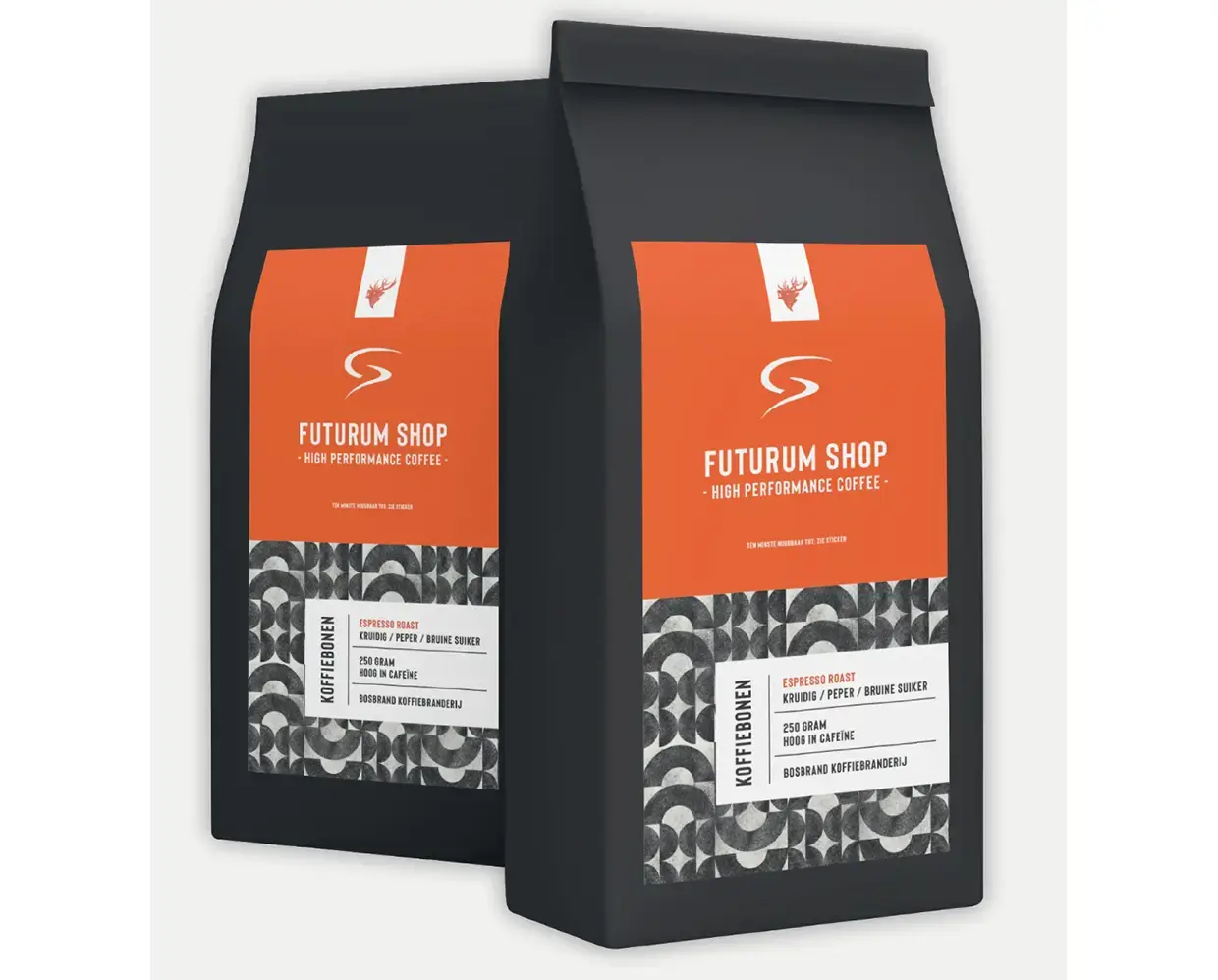 FuturumShop Bosbrand Espresso Koffiebonen 500 Gram