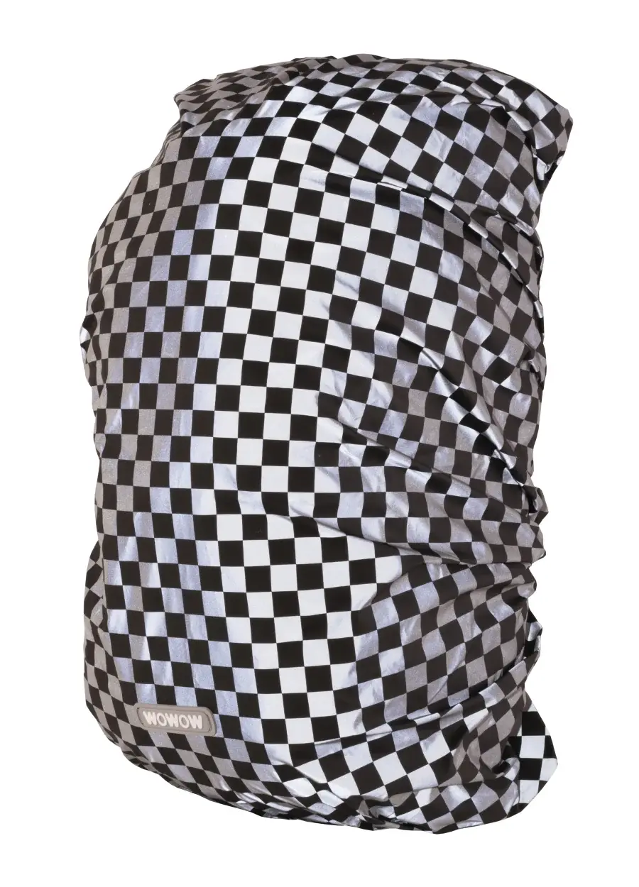 Wowow Bag Cover Chess Full Reflective 20-25L Zilver/Zwart