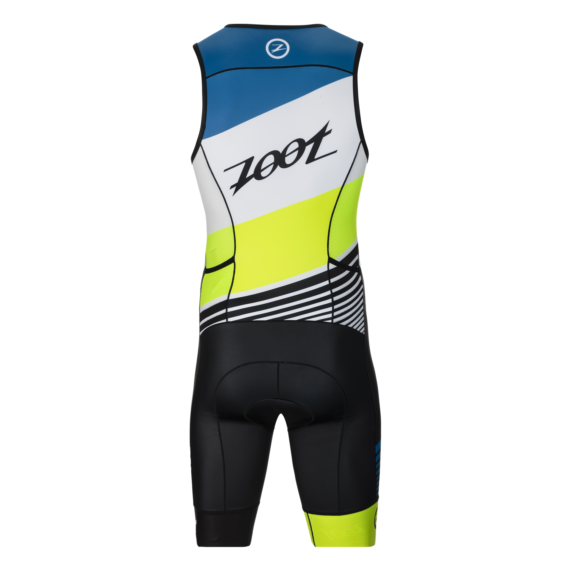 Zoot Team LTD Tri Racesuit Zwart/Blauw/Geel Heren