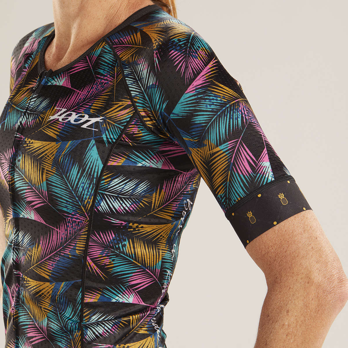 Zoot ALI'I '19 Aero Triathlon Shirt Korte Mouwen Multicolor Dames