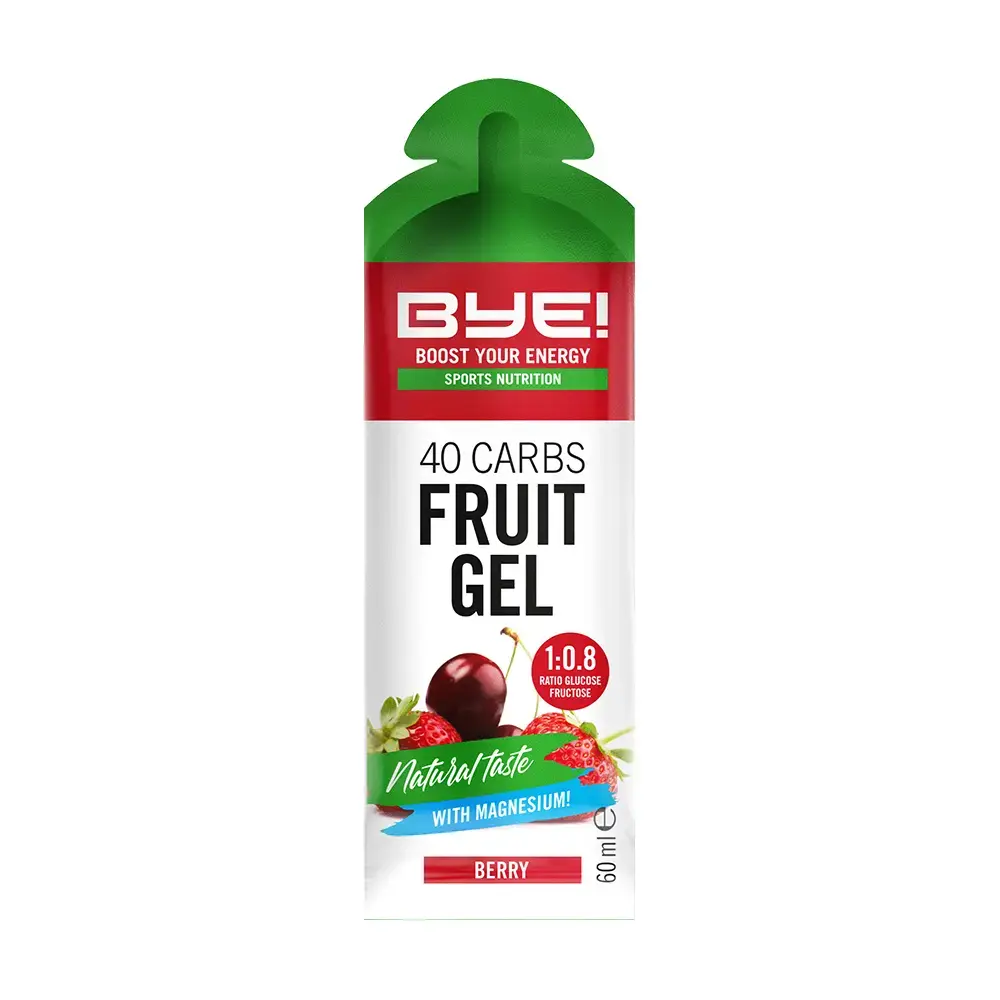 BYE! 40 Carbs Fruit Gel Bessen 12 stuks