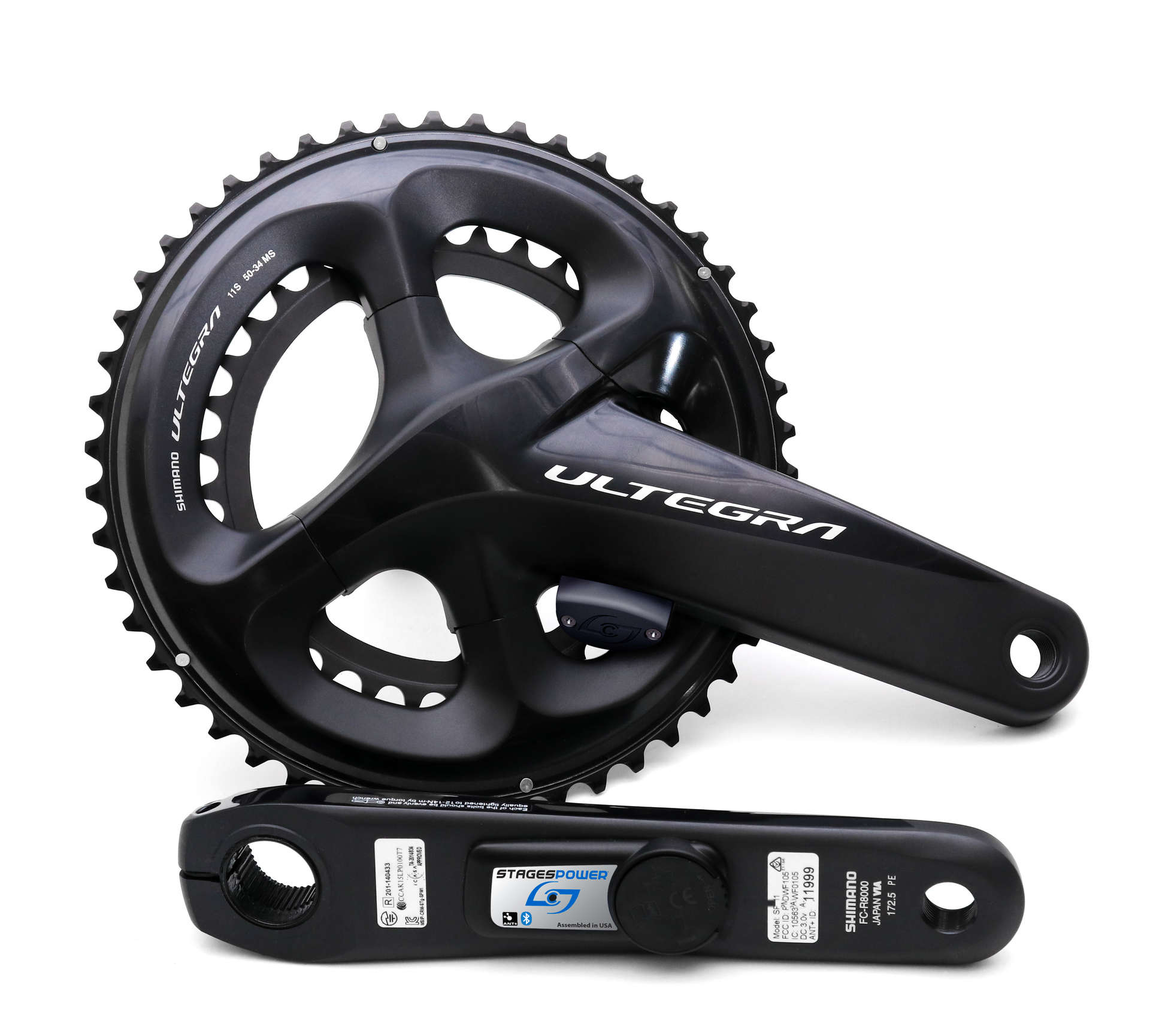 Stages Shimano Ultegra R8000 Power Meter Left Right 52 36