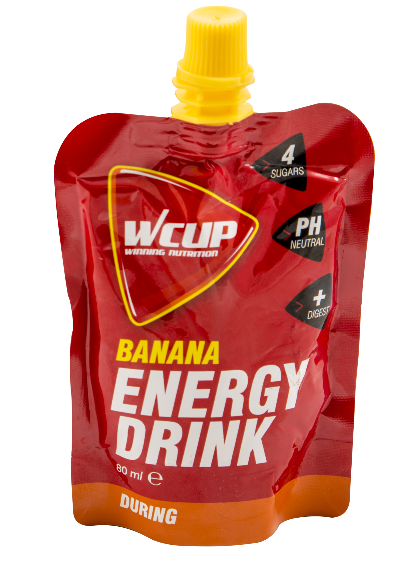 Wcup Energy Drink Sportgel Banaan 6x80 ml