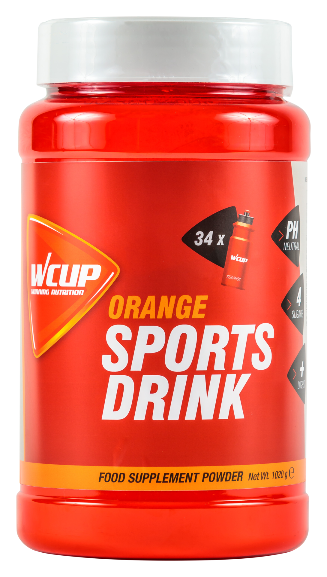 Wcup Sports Drink Sinaasappel 1020 gram