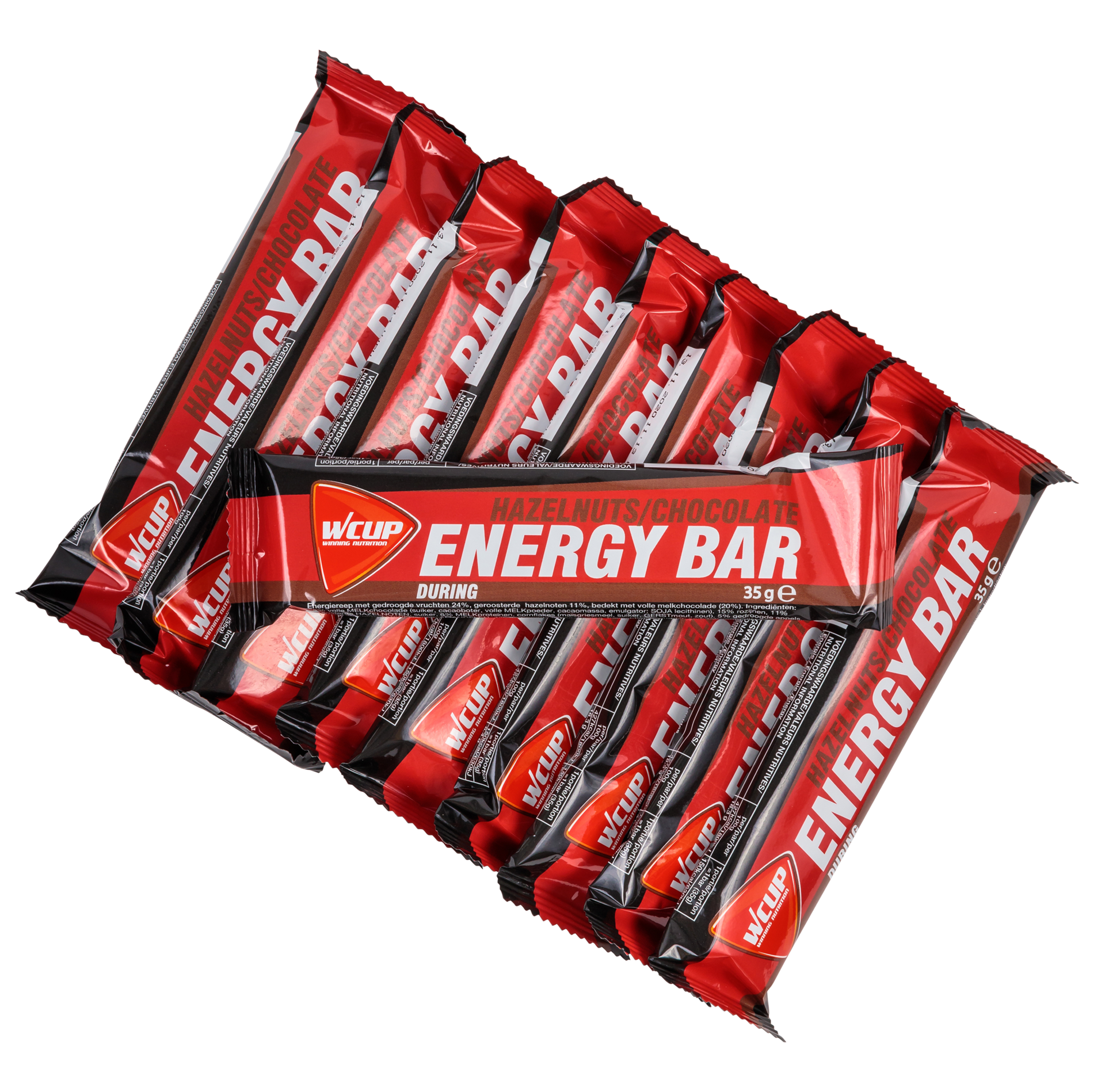 Wcup Energy Bar Hazelnoot/Chocolade 20 stuks