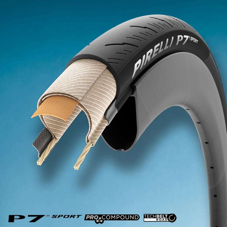 Pirelli P7 Sport Race Vouwband Zwart