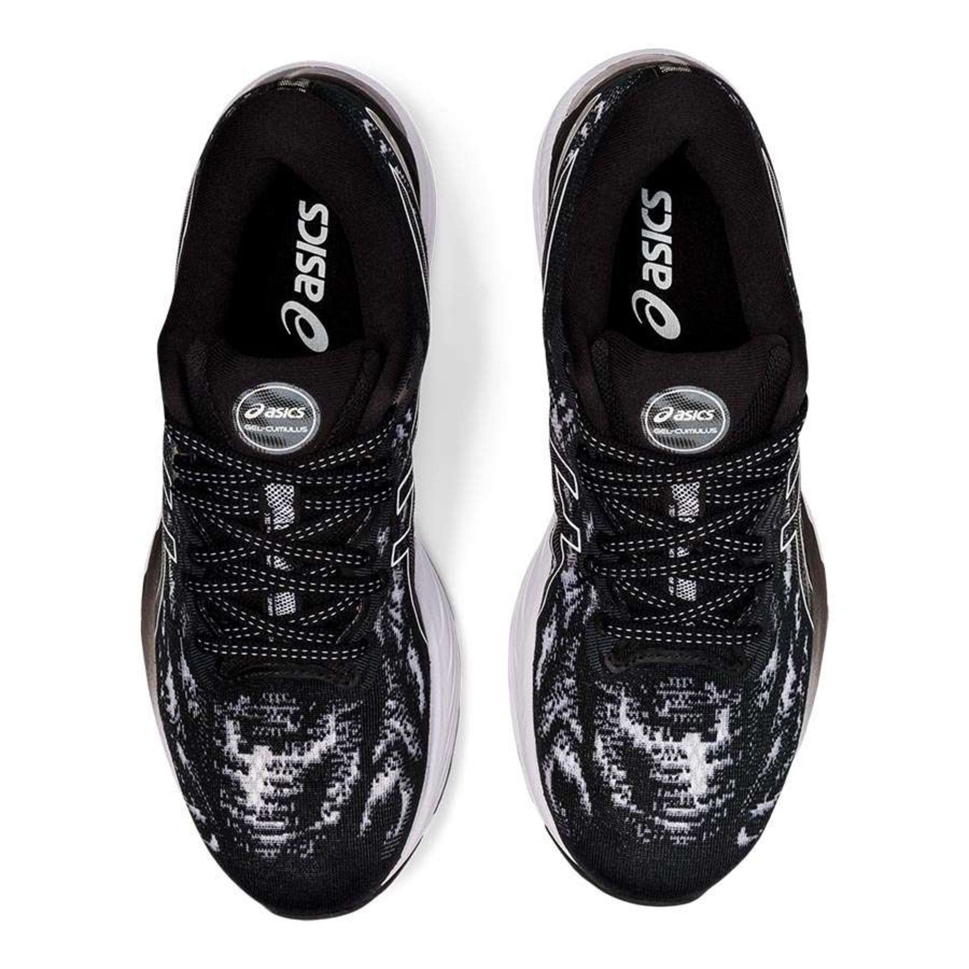 Tweedekans Asics Gel Cumulus 23 Hardloopschoenen Zwart/Wit Dames Maat 43  1/2 koop je bij Futurumshop.nl