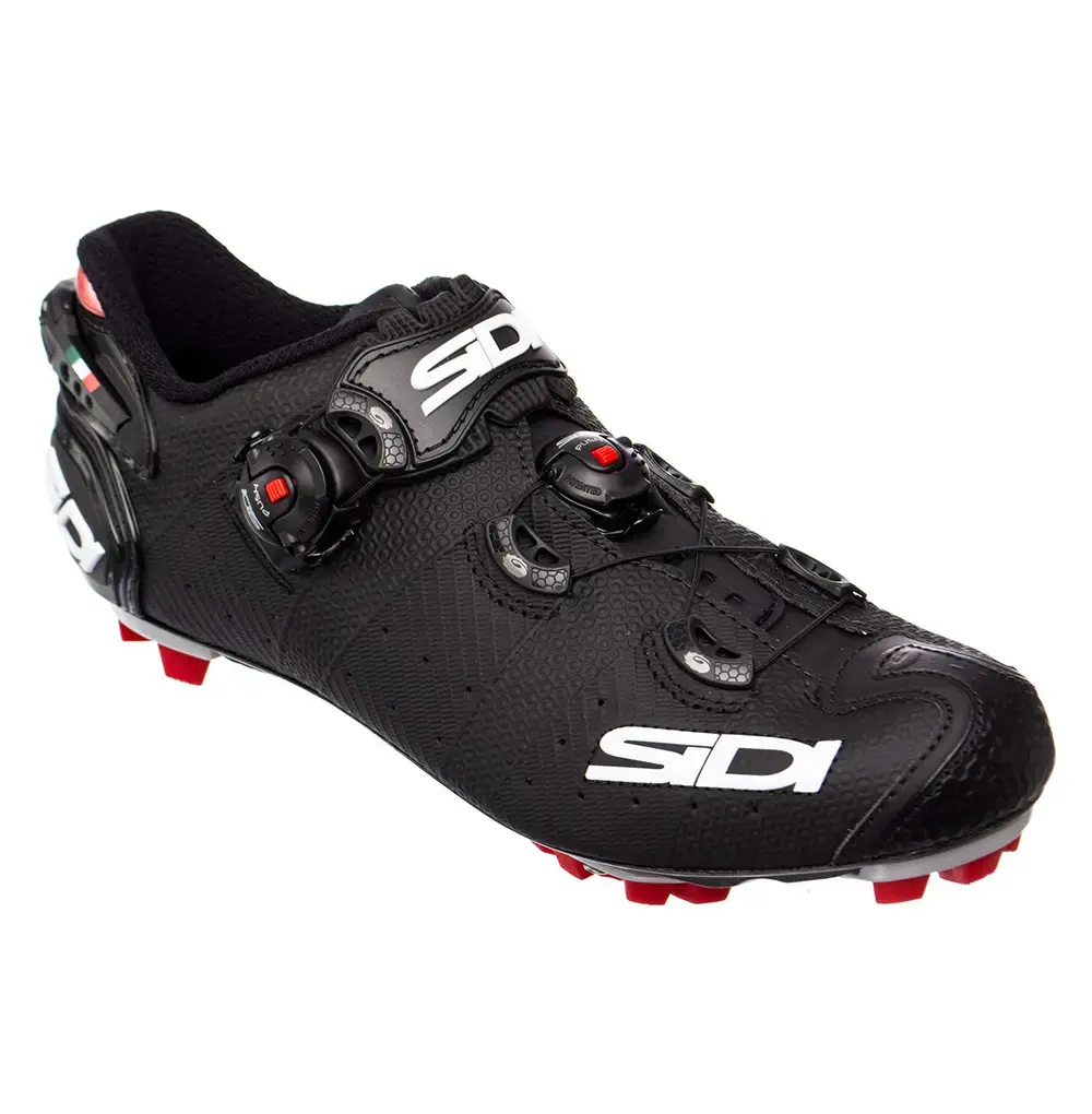 Tweedekans Sidi Drako 2 SRS Carbon Matt MTB Schoenen Mat Zwart Heren Maat 40