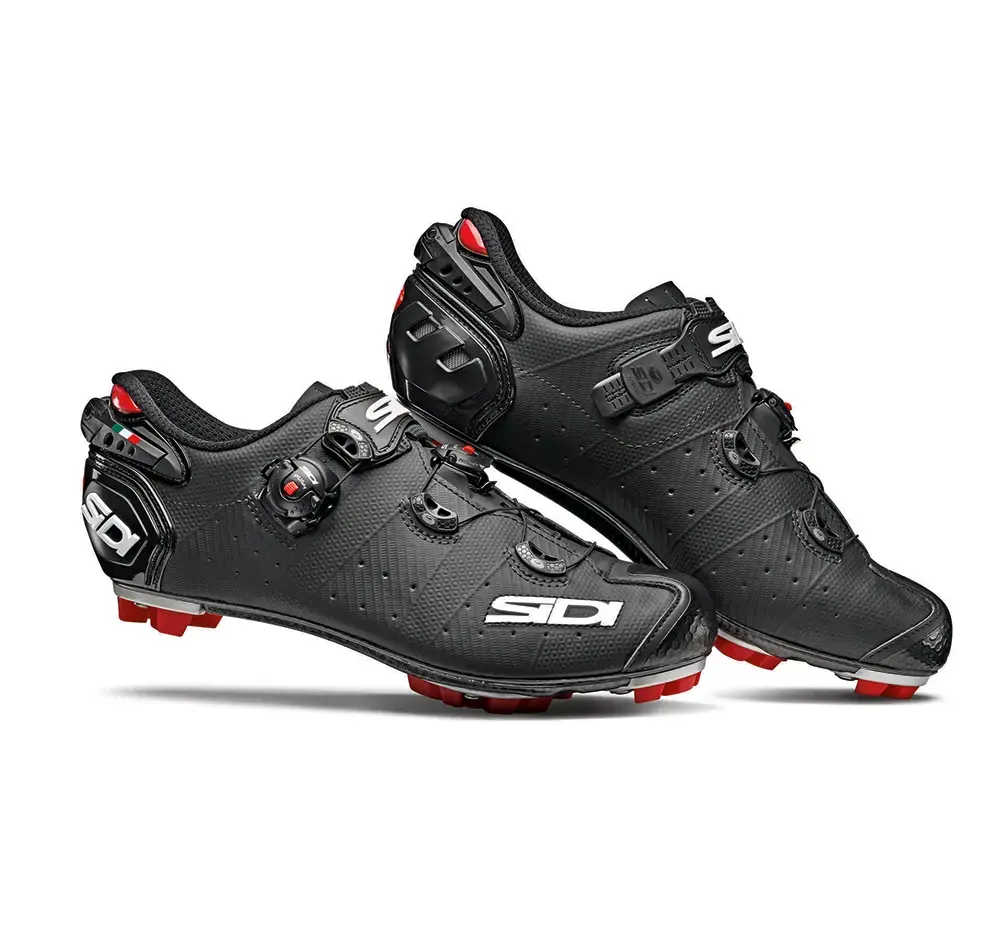 Tweedekans Sidi Drako 2 SRS Carbon Matt MTB Schoenen Mat Zwart Heren Maat 40