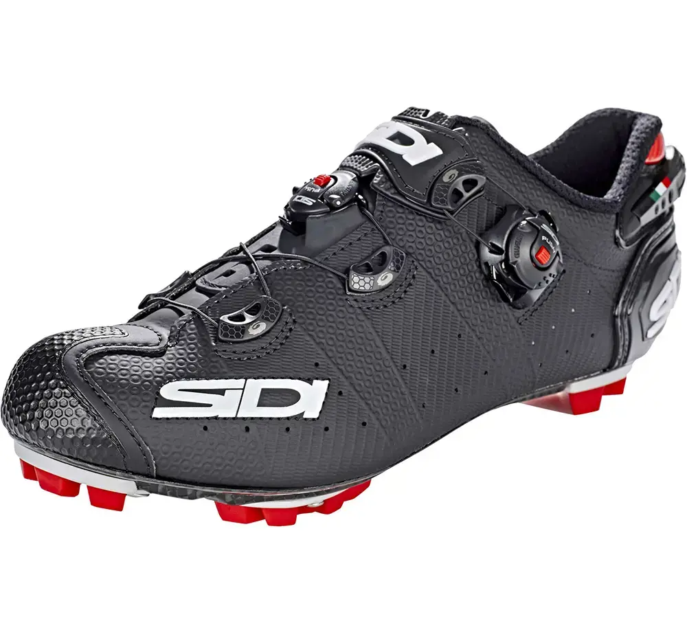 Tweedekans Sidi Drako 2 SRS Carbon Matt MTB Schoenen Mat Zwart Heren Maat 40