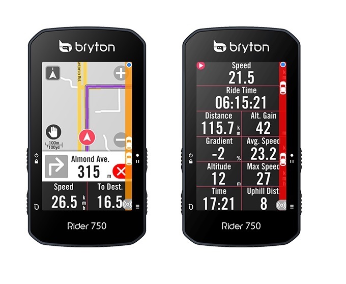 Tweedekans Bryton Rider 750T Bundel GPS Fietscomputer