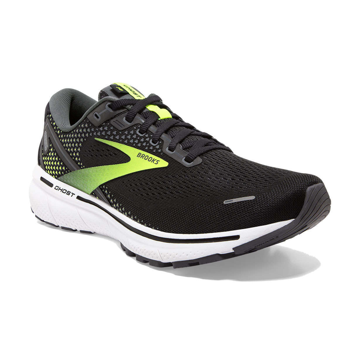 Brooks Ghost 14 Hardloopschoenen Zwart Reflective Heren Maat 42.5