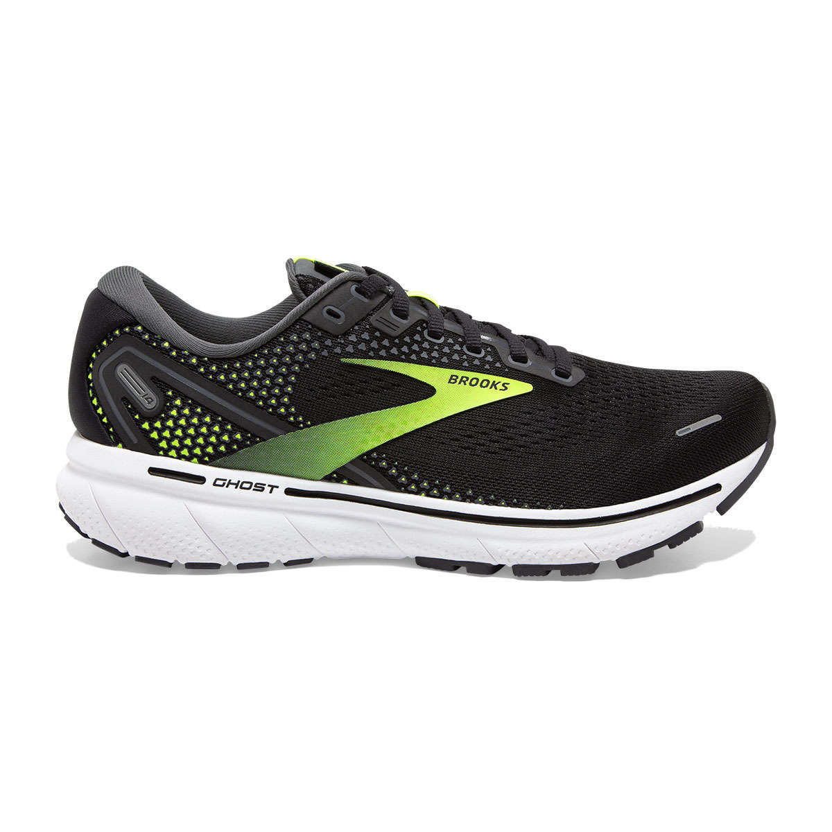 Brooks Ghost 14 Hardloopschoenen Zwart Reflective Heren Maat 42.5