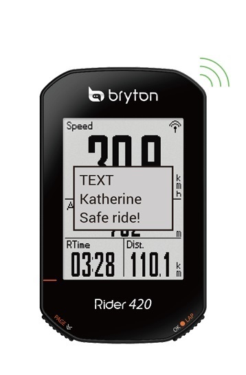Tweedekans Bryton Rider 420T GPS Fietscomputer met Hartslagmeter en Cadanssensor