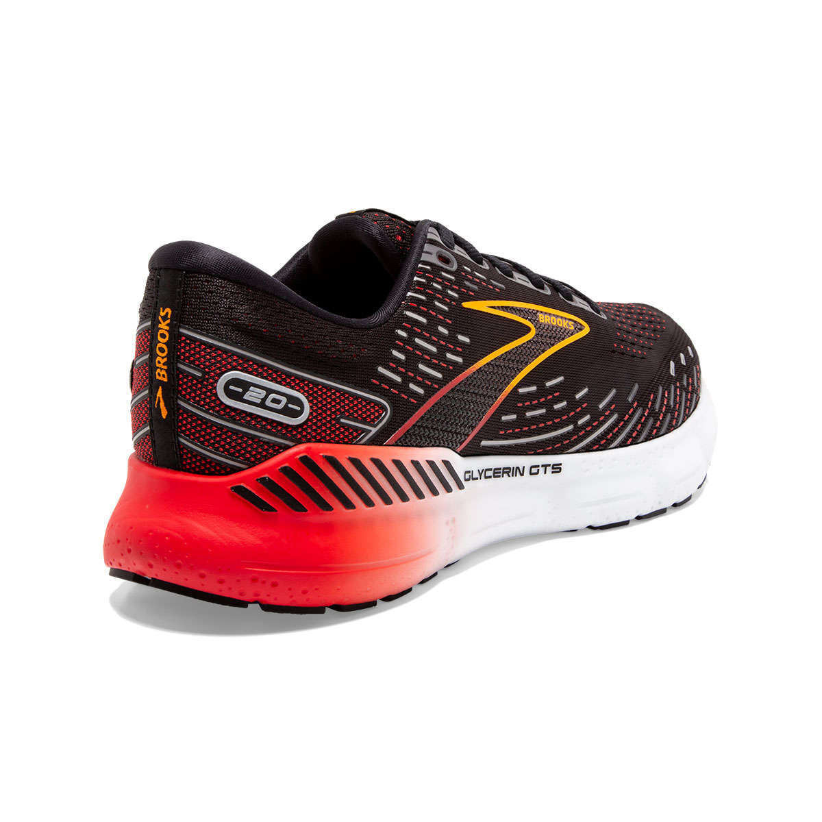 Brooks Glycerin GTS 20 Hardloopschoenen Zwart Oranje Heren Maat 44