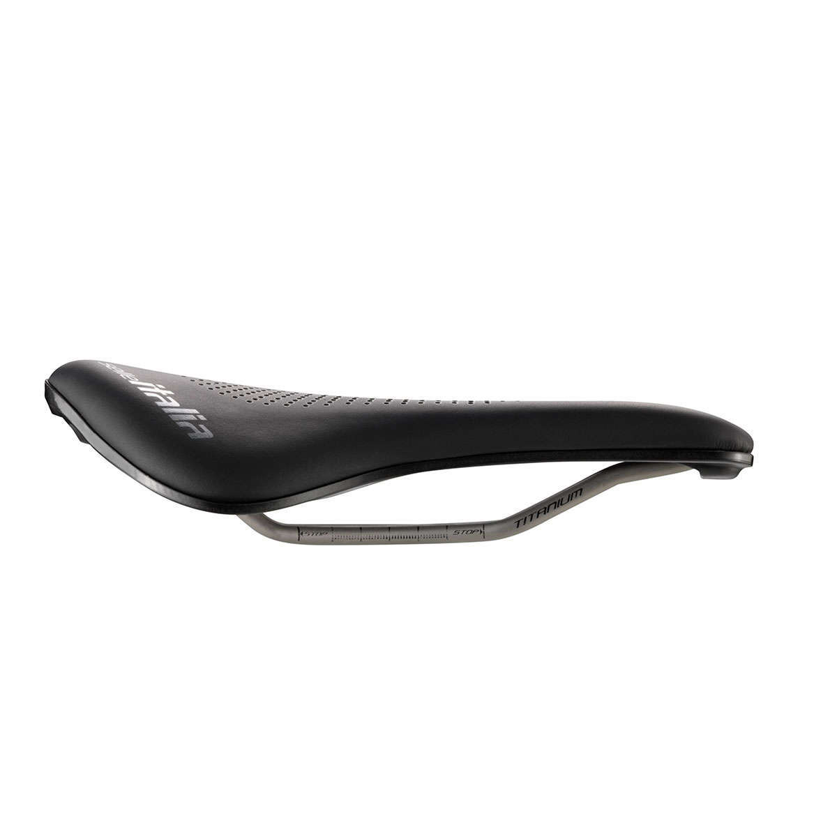 Selle Selle Italia Max Novus Evo Boost Gel Superflow – Noir L3 – 245x155 Mm – Cadre TI 316 – Revêtement Fibra-Tek – Pour Route Et GT