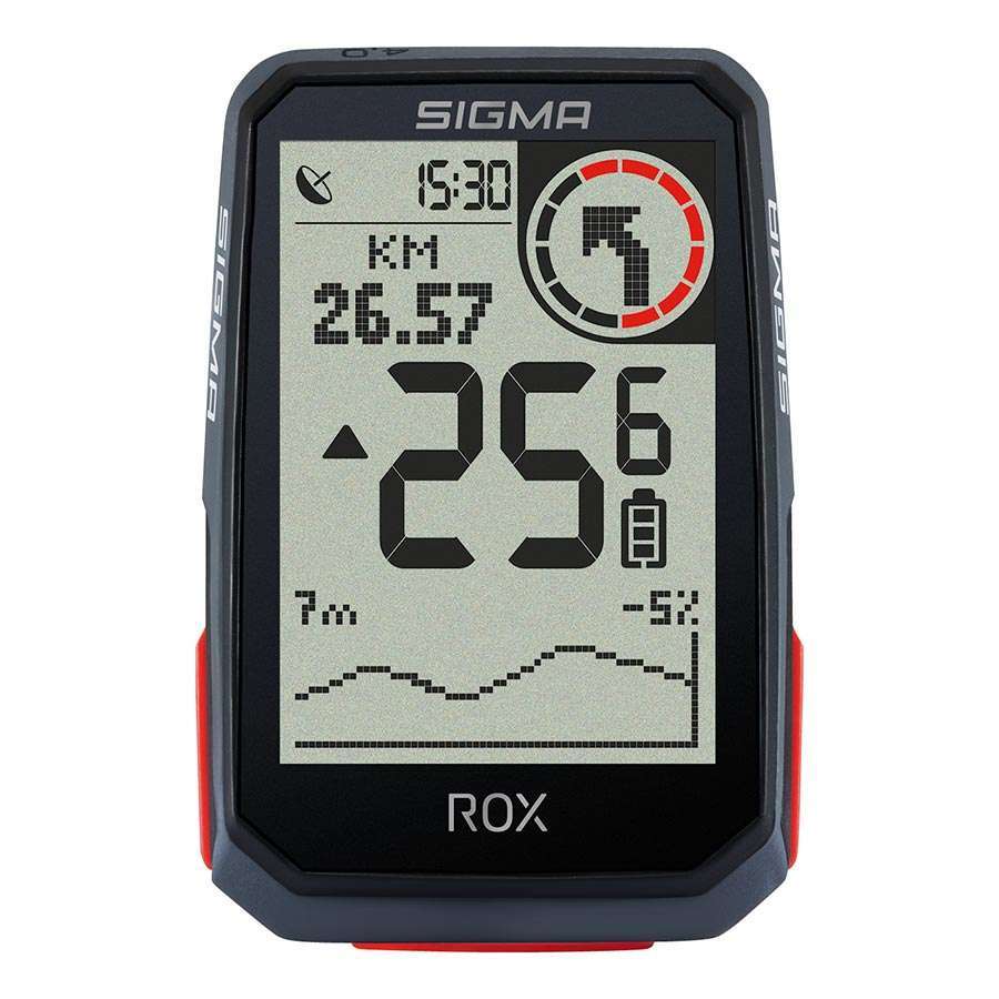 Tweedekans Sigma Sport ROX 4.0 Top Mount GPS Fietscomputer Met Hartslagband 1