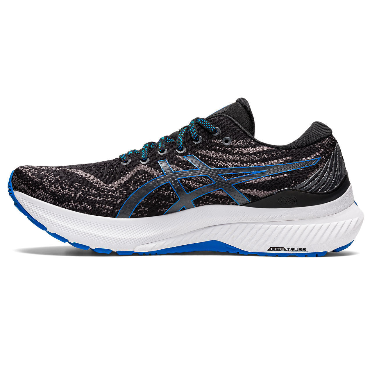 Tweedekans Asics Gel-Kayano 29 Hardloopschoenen Zwart/Blauw Heren Maat 42