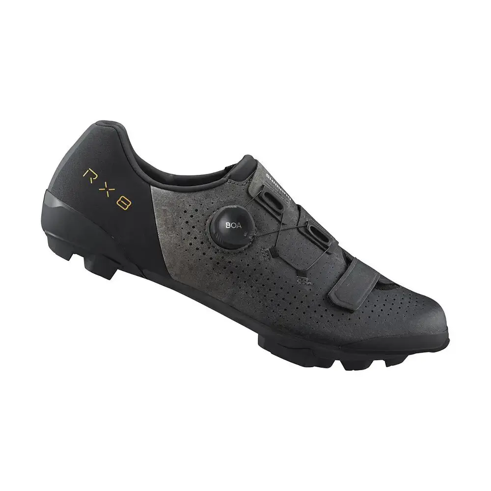Tweedekans Shimano RX801 Breed Gravelbikeschoenen Zwart Heren Maat 45