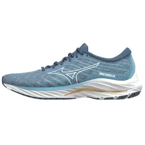 Tweedekans Mizuno Wave Rider 26 Hardloopschoenen Blauw/Wit Dames Maat 41