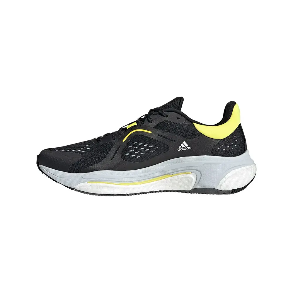 Tweedekans adidas Solar Control Hardloopschoenen Zwart/Geel/Wit Heren Maat 42