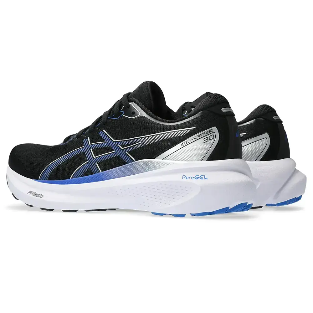Tweedekans Asics Gel Kayano 30 Hardloopschoenen Zwart Blauw Heren Maat 41.5 koop je bij Futurumshop