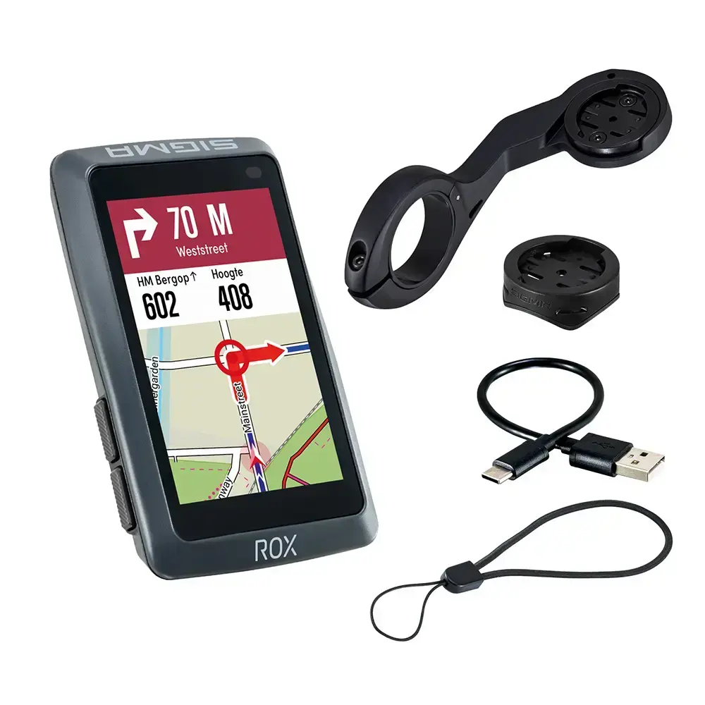 Tweedekans Sigma Sport Rox 12.1 EVO GPS Fietscomputer Grijs