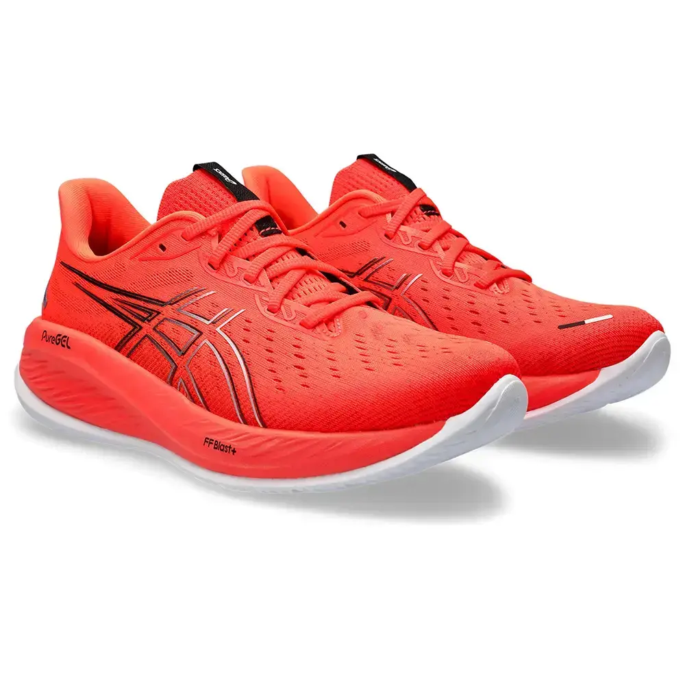 Tweedekans Asics Gel Cumulus 26 Hardloopschoenen Rood Wit Heren Maat 40 koop je bij Futurumshop