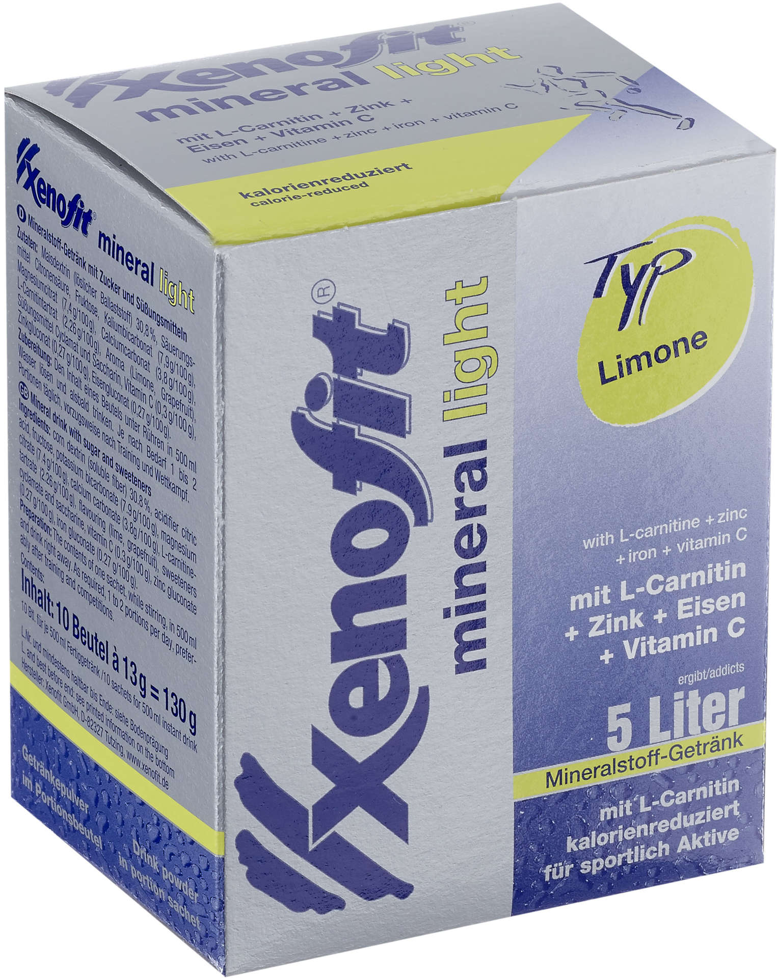 Xenofit Mineral Light Drank Limoen 10 porties