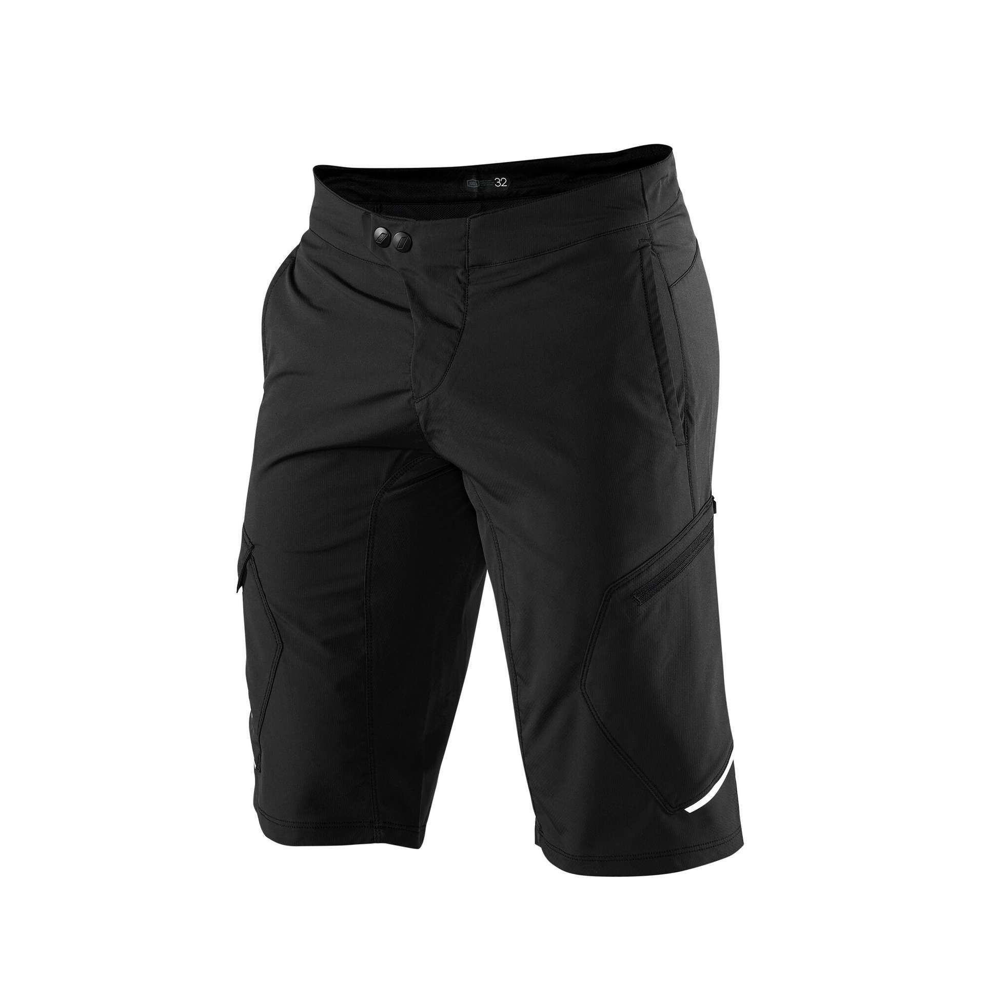 100 Ridecamp MTB Fietsbroek Kort Zwart Heren koop je bij Futurumshop