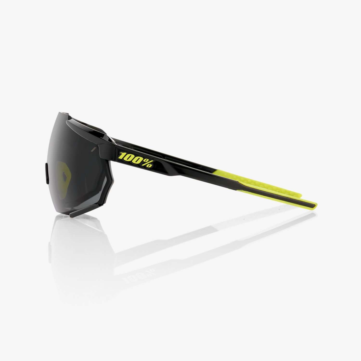 100% Racetrap Sport Zonnebril Zwart met Smoke Lens